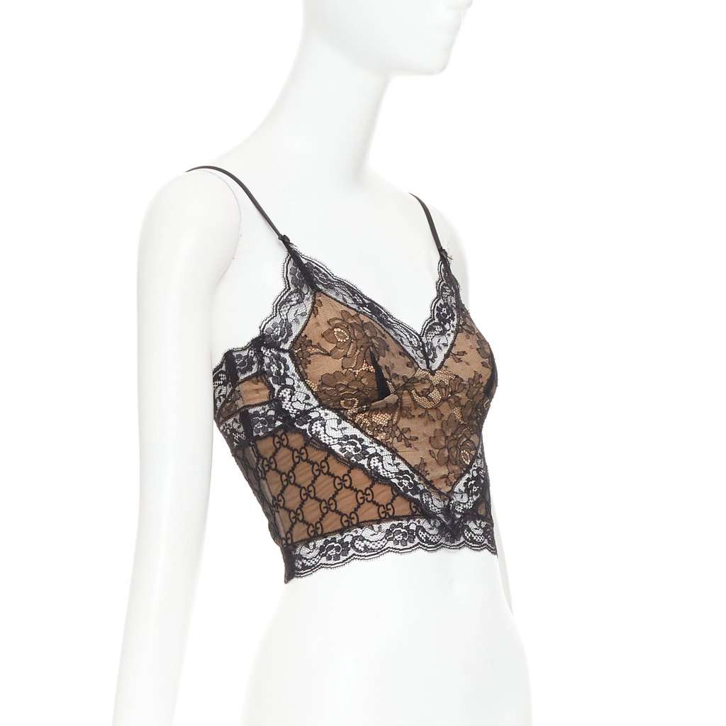 Gucci Black Polyester Top Black Polyester Never worn, with tag - Inside View