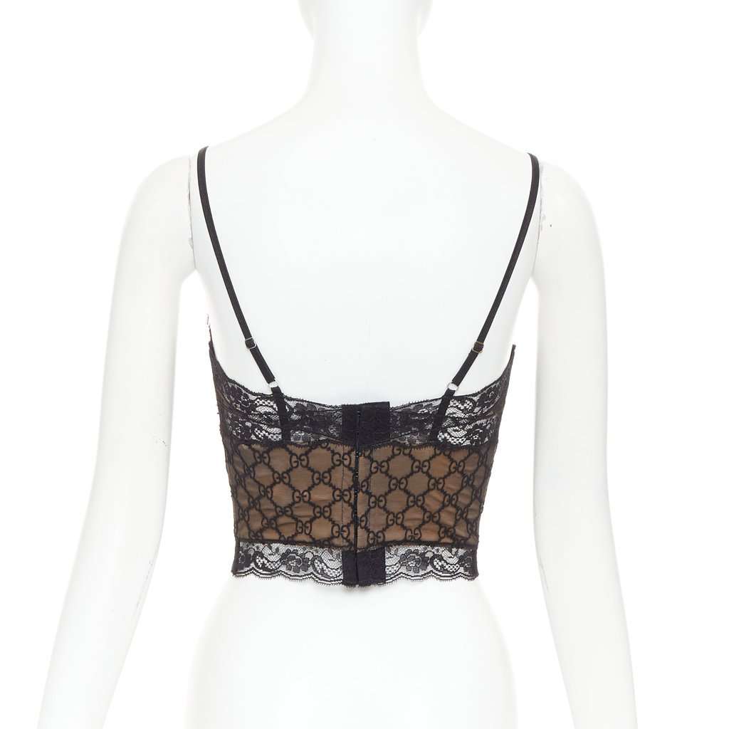 Gucci Black Polyester Top Black Polyester Never worn, with tag - Box View