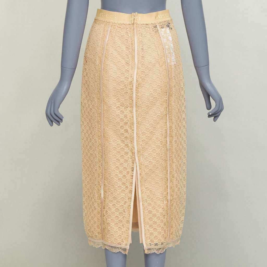 Gucci Beige Cotton Skirt Beige Cotton Never worn, with tag - Box View