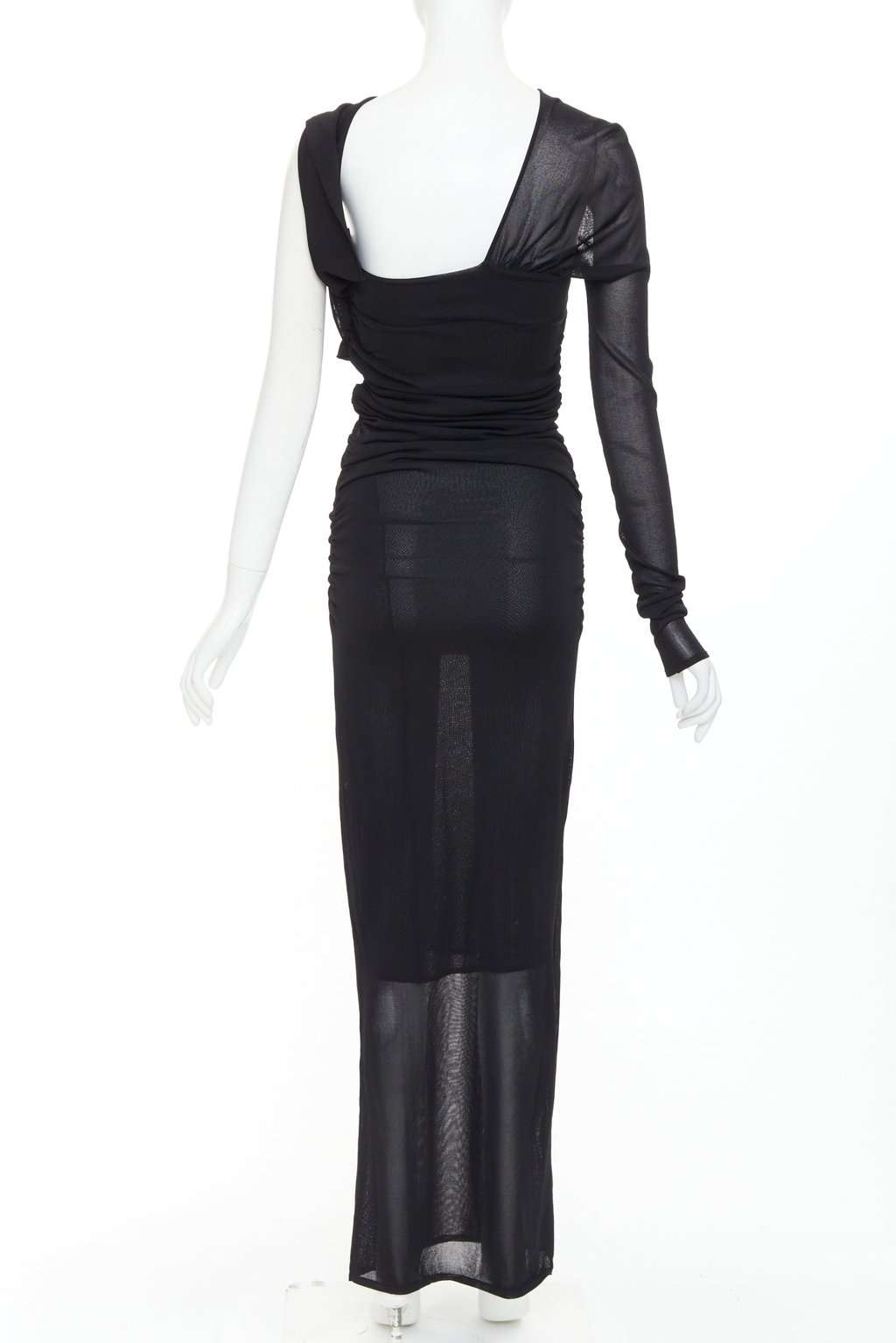 Saint Laurent Black Viscose Dress Black Viscose Never worn, with tag - Box View