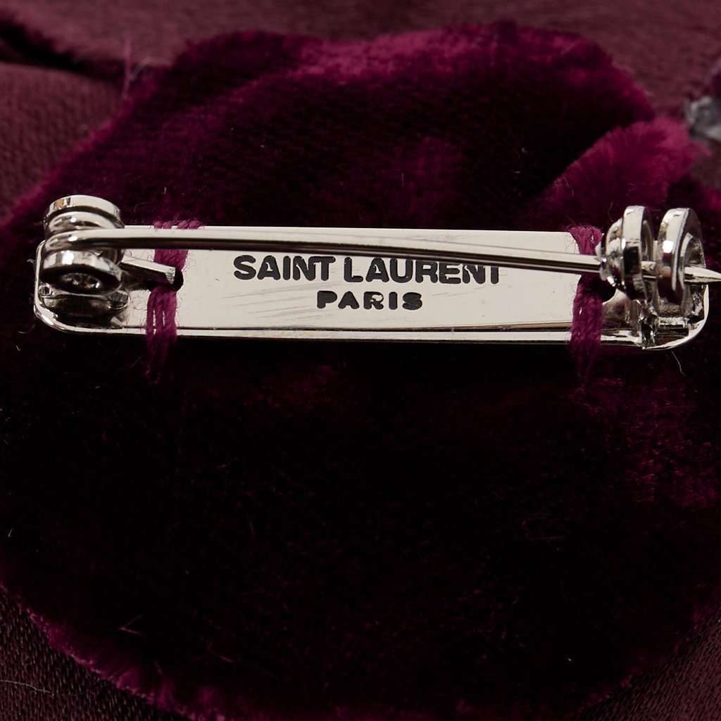 Saint Laurent Red Pins & Brooch Red Never worn - Box View