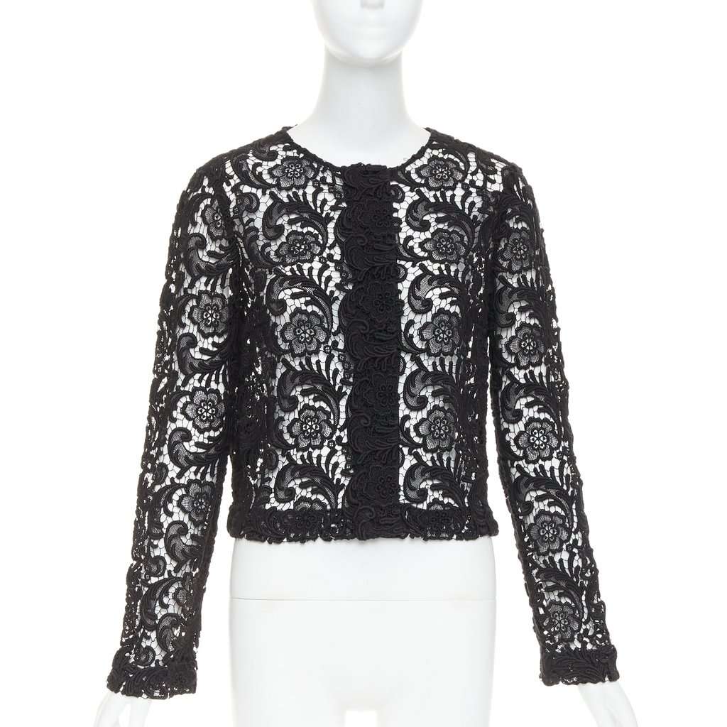 Prada Black Cotton Jacket Black Cotton Very good condition - Front View