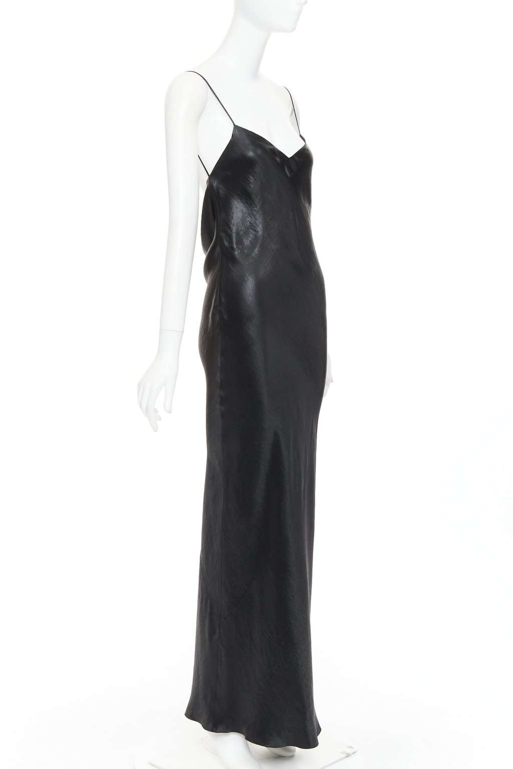 Saint Laurent 761176 Y6H20 1000 Black Viscose Never worn, with tag - Inside View