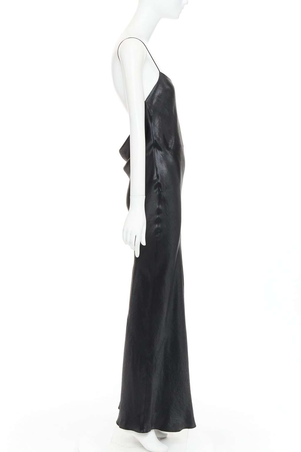 Saint Laurent 761176 Y6H20 1000 Black Viscose Never worn, with tag - Model View