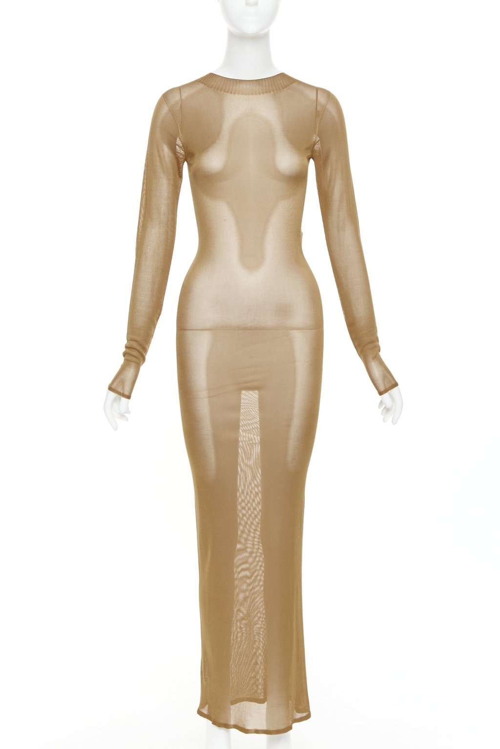 Saint Laurent 750452 Y76CY 2520 Brown Viscose Never worn, with tag - Front View