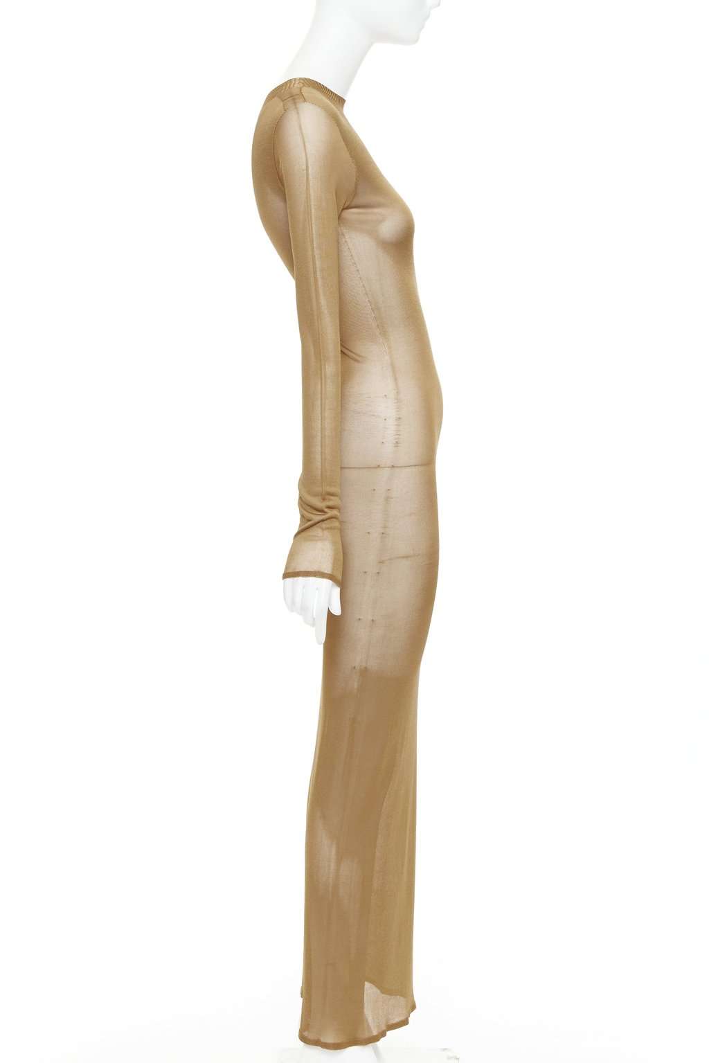 Saint Laurent 750452 Y76CY 2520 Brown Viscose Never worn, with tag - Model View
