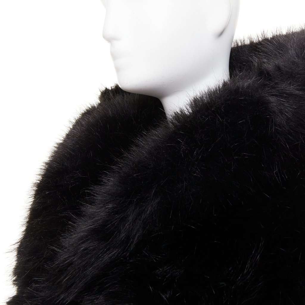 Alexandre Vauthier Black Coat Black Very good condition - Back View