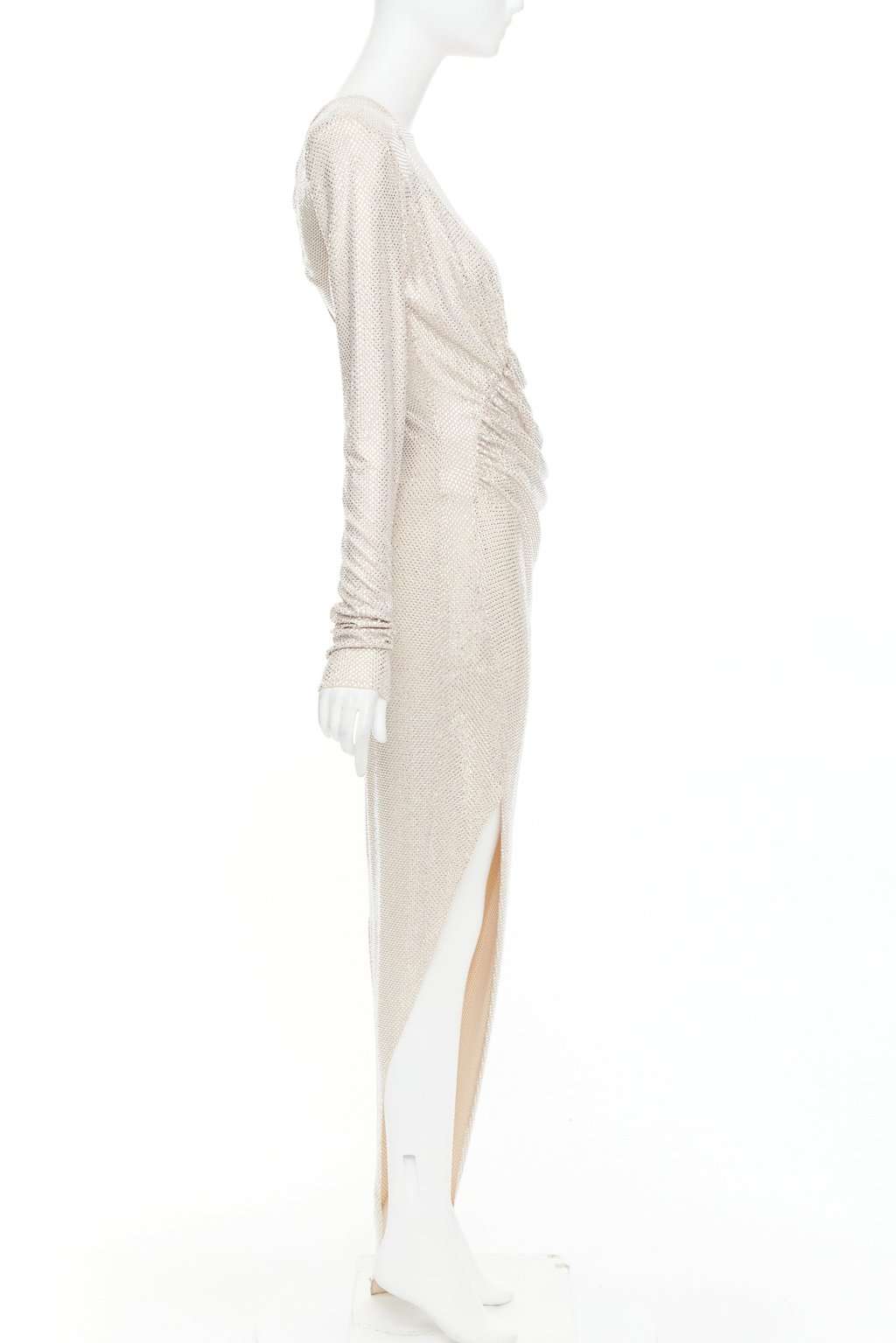 Alexandre Vauthier Beige Viscose Dress Beige Viscose Very good condition - Model View