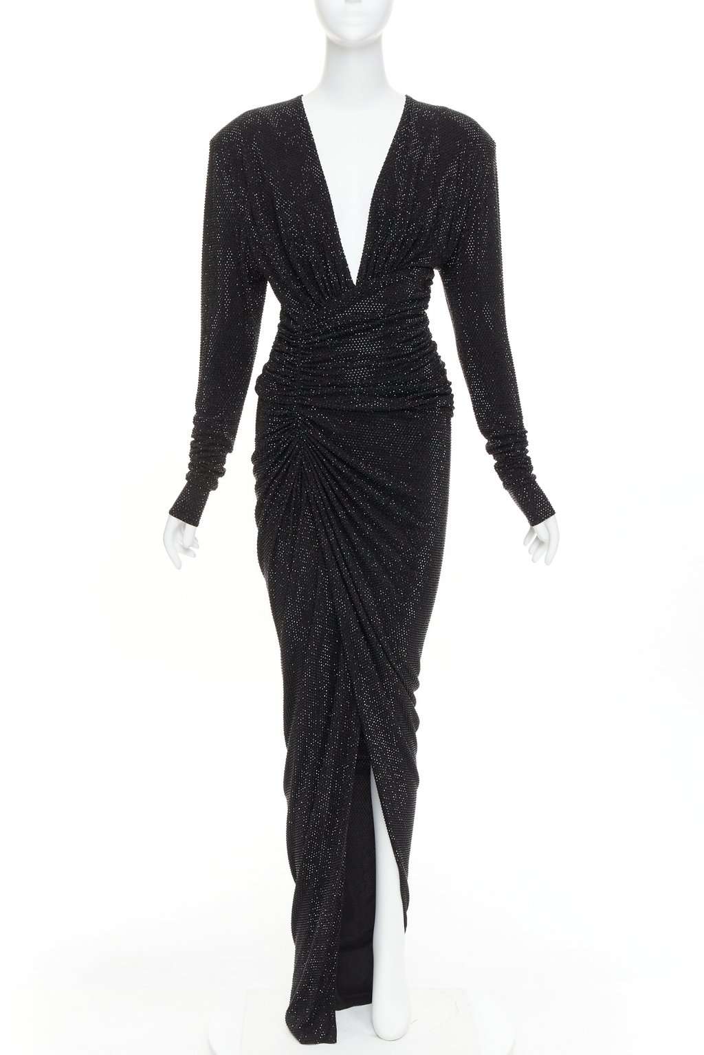Alexandre Vauthier Black Viscose Dress Black Viscose Very good condition - Front View