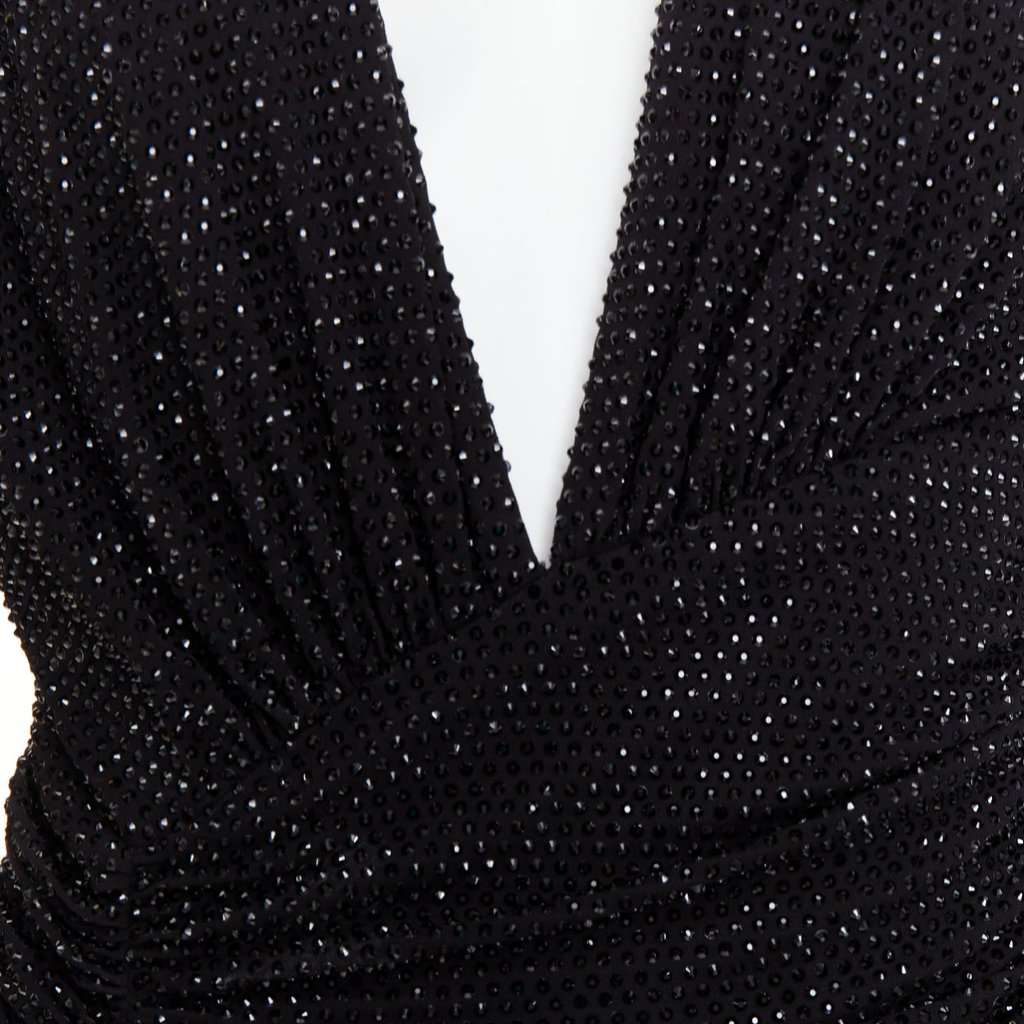 Alexandre Vauthier Black Viscose Dress Black Viscose Very good condition - Back View