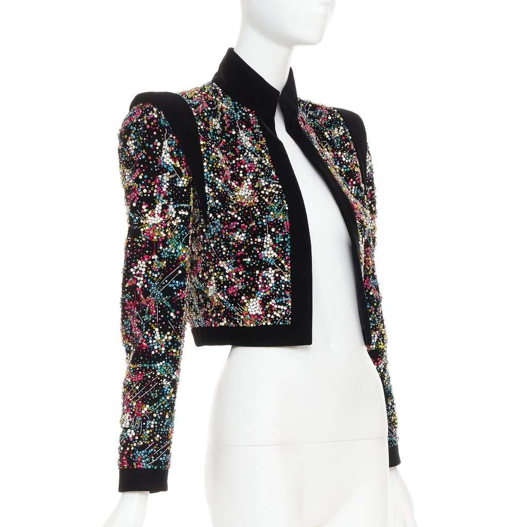 Alexandre Vauthier Black Velvet Jacket Black Velvet Very good condition - Inside View