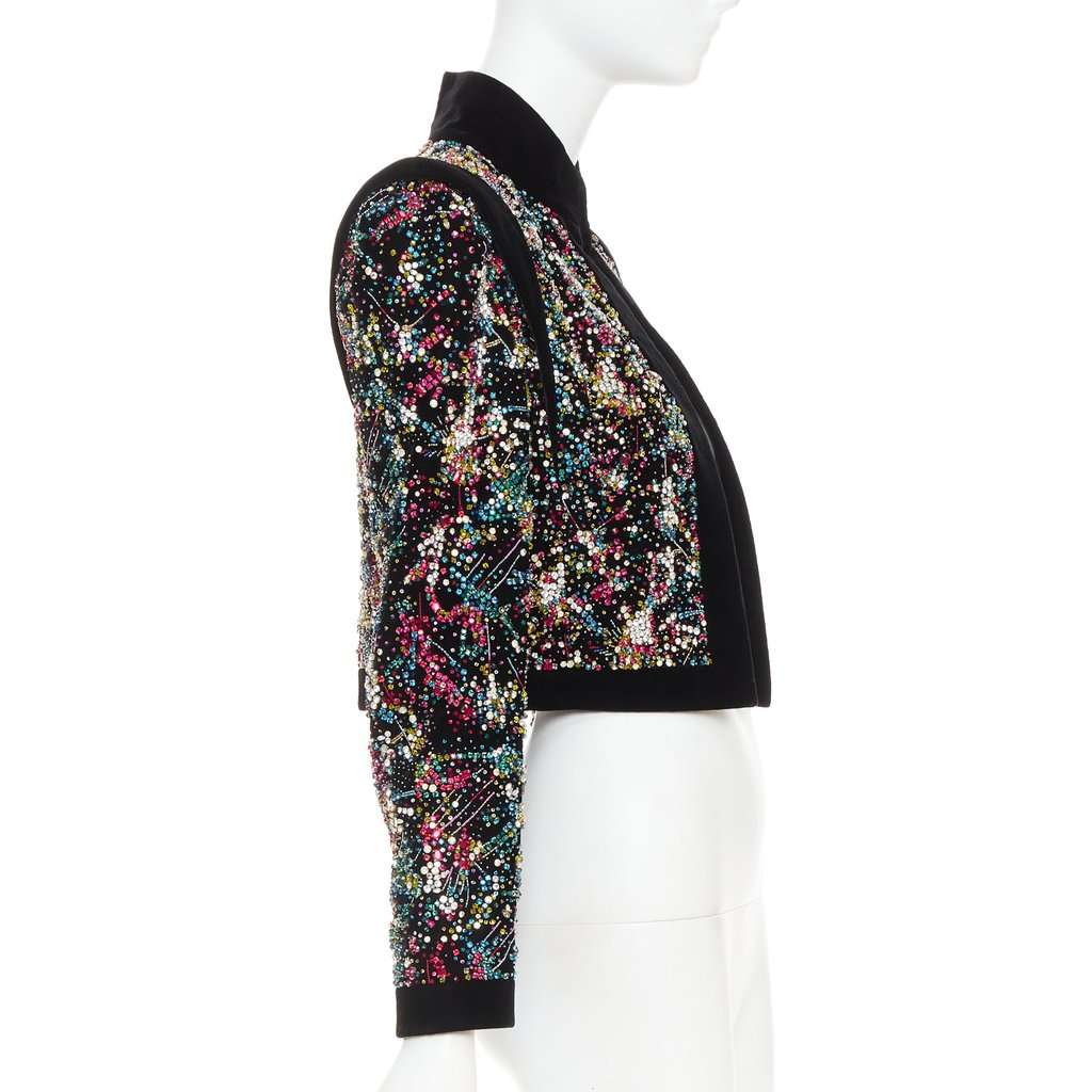Alexandre Vauthier Black Velvet Jacket Black Velvet Very good condition - Model View