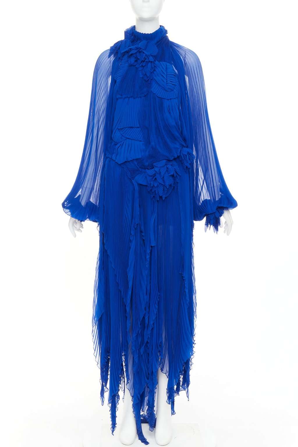 Alexandre Vauthier Blue Silk Dress Blue Silk Very good condition - Front View