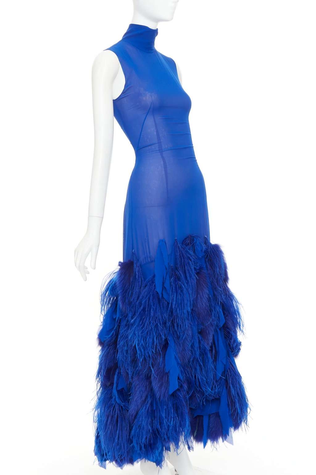 Alexandre Vauthier Blue Silk Dress Blue Silk Very good condition - Inside View