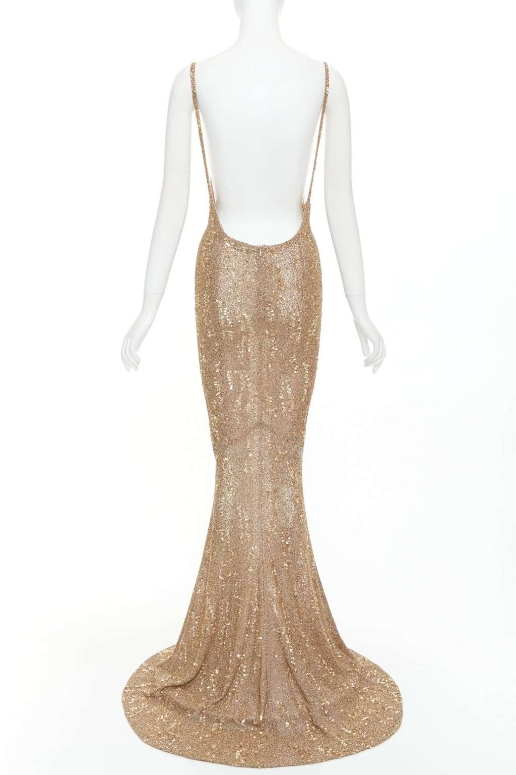 Alexandre Vauthier Gold Silk Dress Gold Silk Very good condition - Box View
