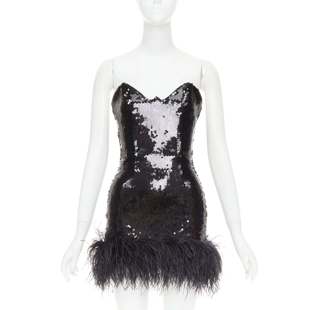 Alexandre Vauthier Black Dress Black Very good condition - Front View