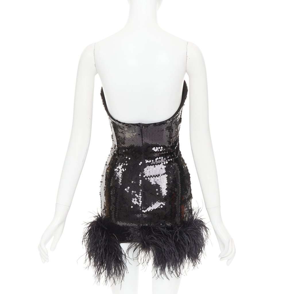 Alexandre Vauthier Black Dress Black Very good condition - Box View