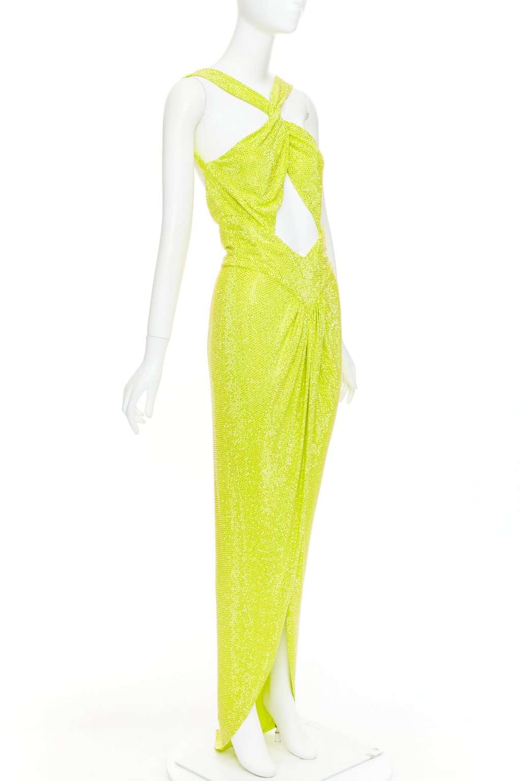 Alexandre Vauthier Yellow Viscose Dress Yellow Viscose Good condition - Inside View