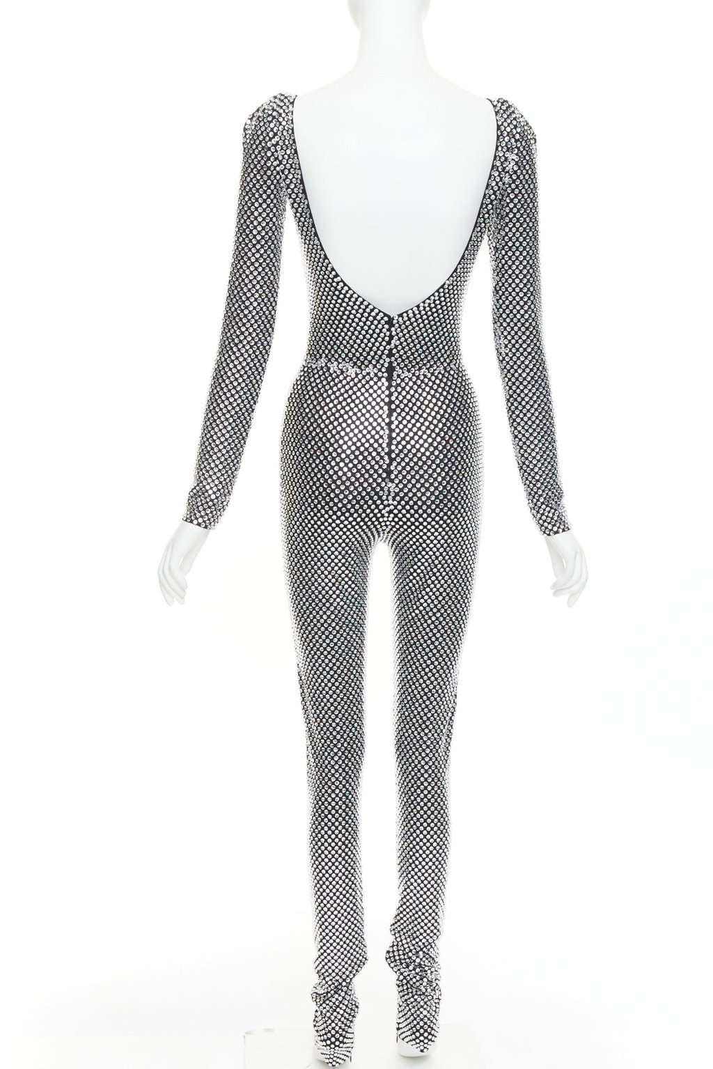 Alexandre Vauthier Silver Viscose Jumpsuit Silver Viscose Very good condition - Box View