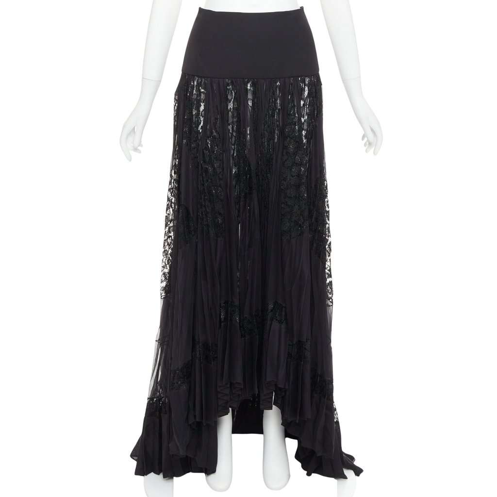 Alexandre Vauthier Black Skirt Black Very good condition - Front View