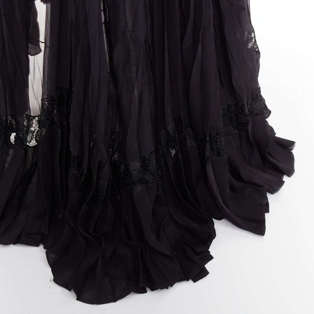Alexandre Vauthier Black Skirt Black Very good condition - Back View