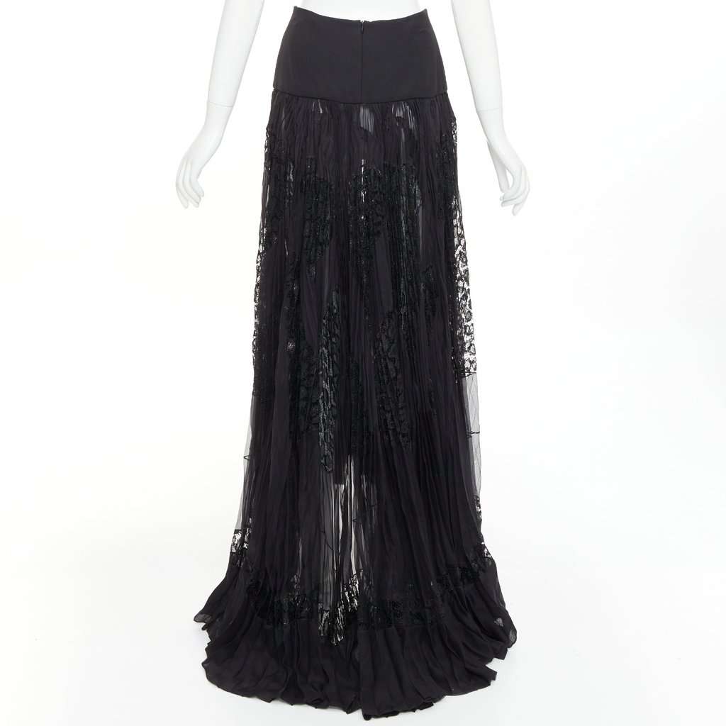 Alexandre Vauthier Black Skirt Black Very good condition - Box View