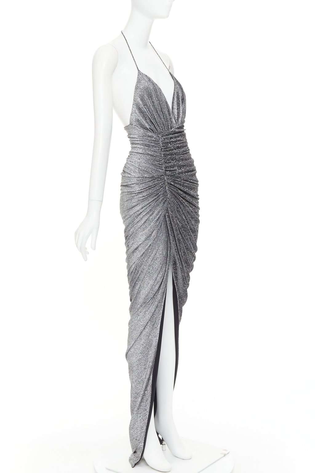 Alexandre Vauthier Silver Dress Silver Fair condition - Inside View