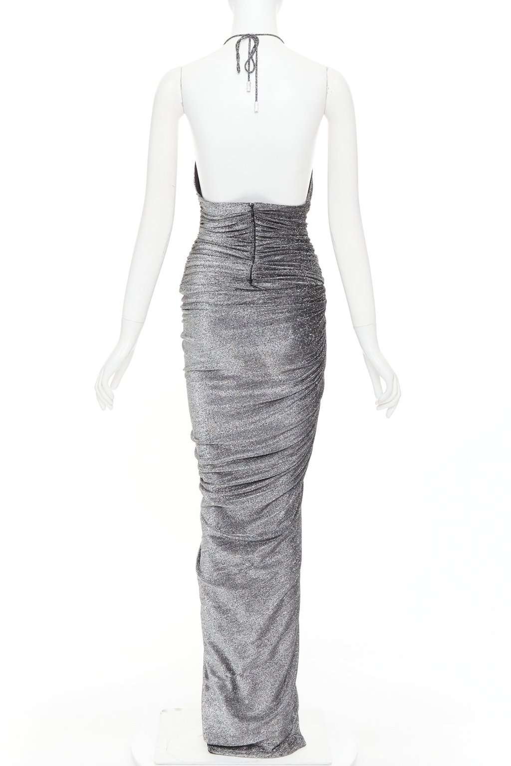 Alexandre Vauthier Silver Dress Silver Fair condition - Box View