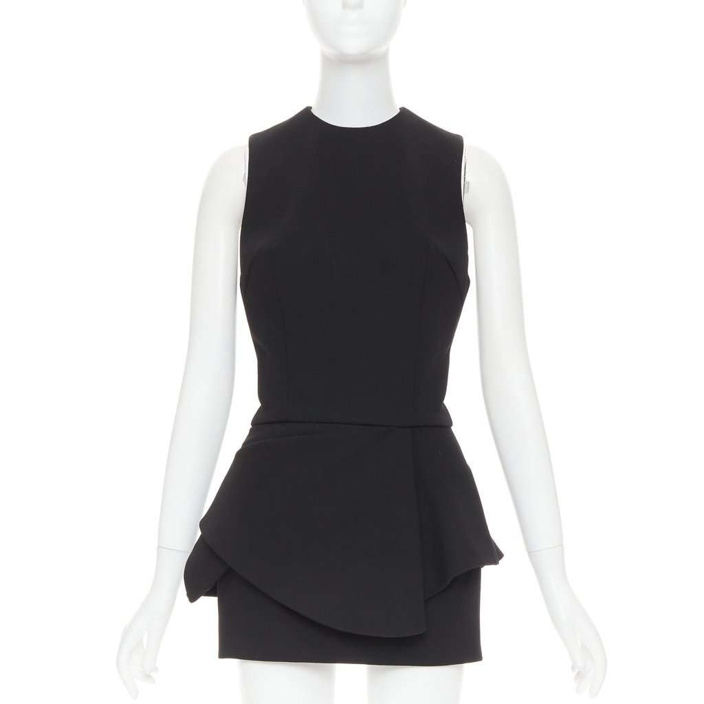 Alexandre Vauthier Black Wool Dress Black Wool Very good condition - Front View