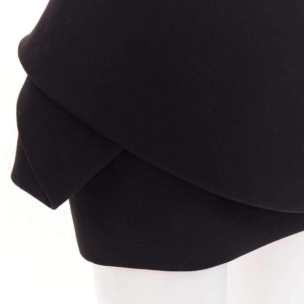 Alexandre Vauthier Black Wool Dress Black Wool Very good condition - Back View