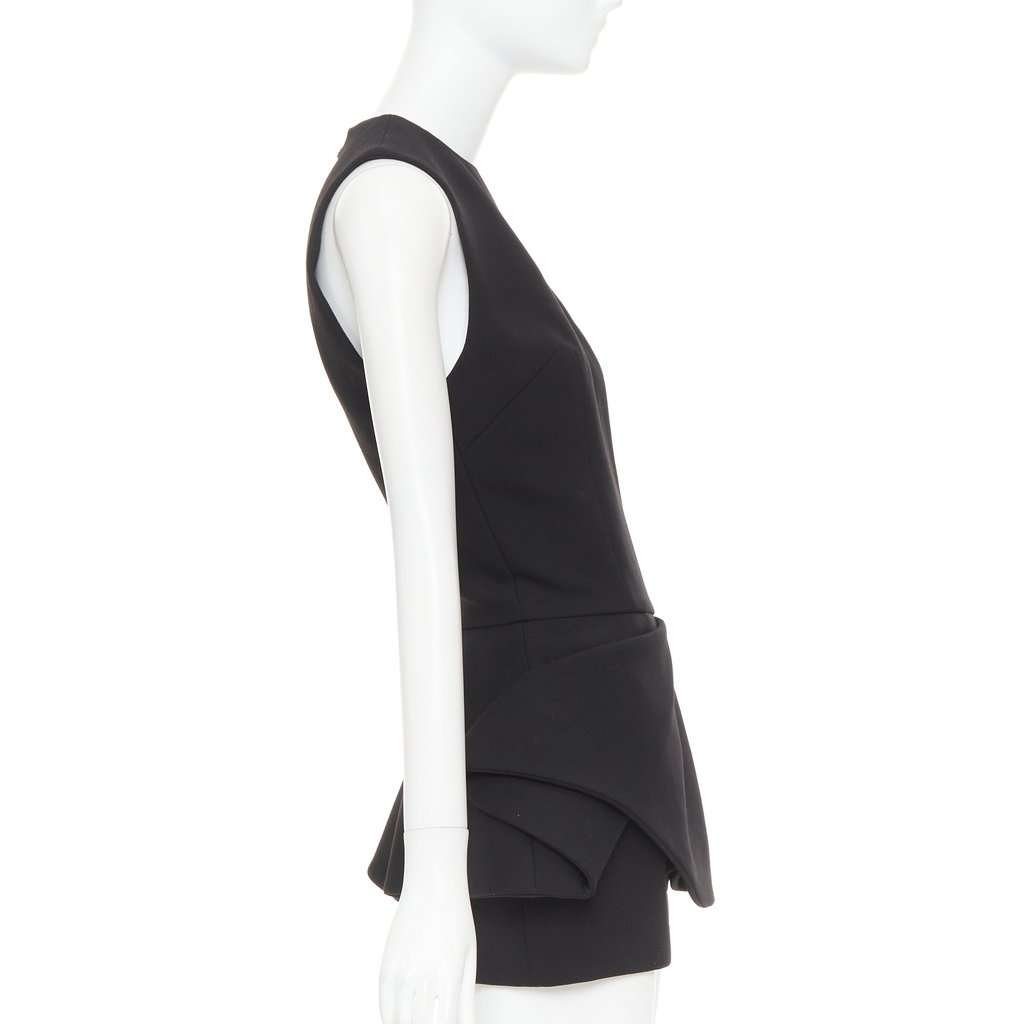 Alexandre Vauthier Black Wool Dress Black Wool Very good condition - Model View
