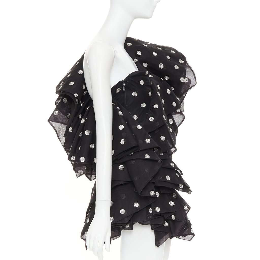 Alexandre Vauthier Black Dress Black Fair condition - Model View