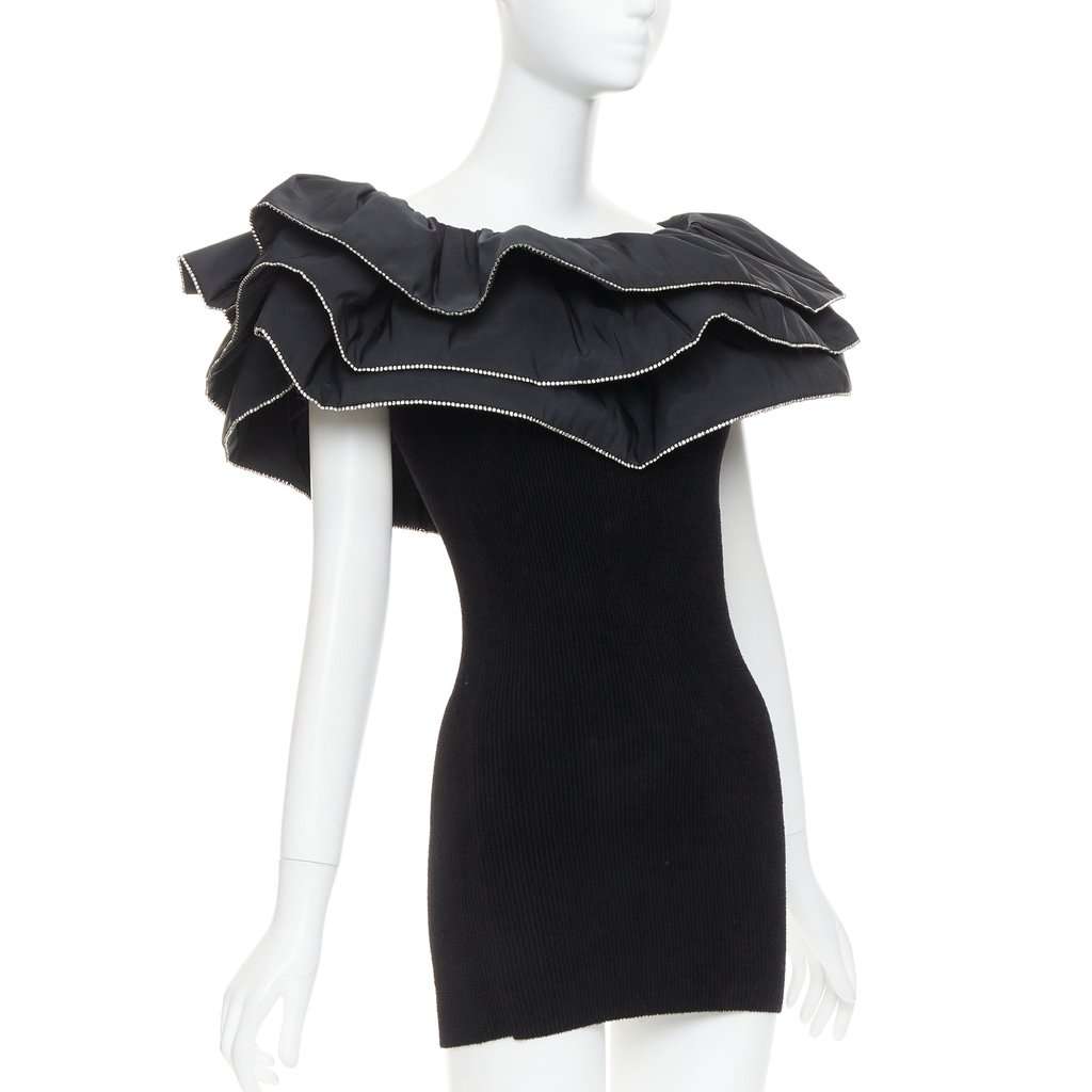 Alexandre Vauthier Black Dress Black Very good condition - Front View
