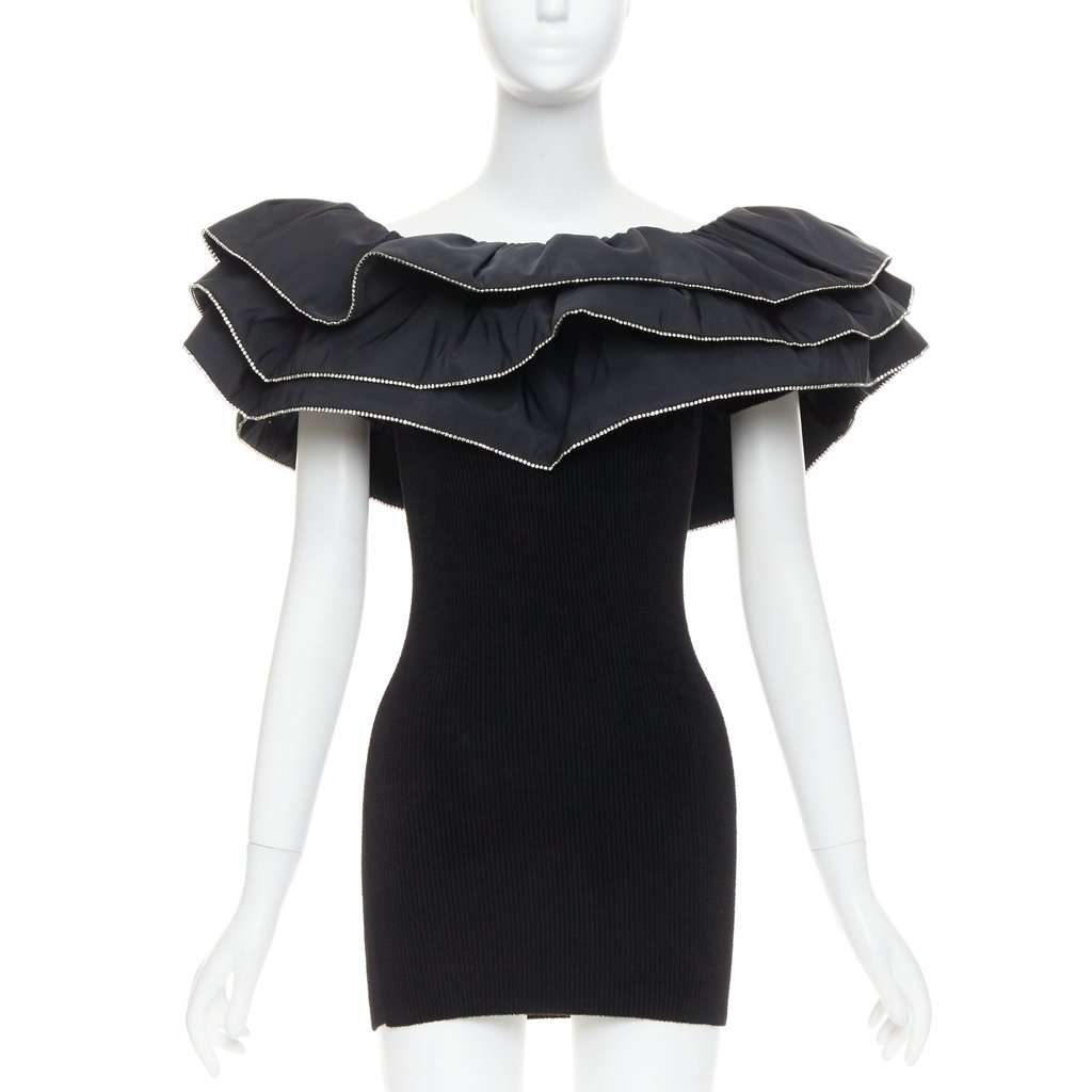 Alexandre Vauthier Black Dress Black Very good condition - Inside View