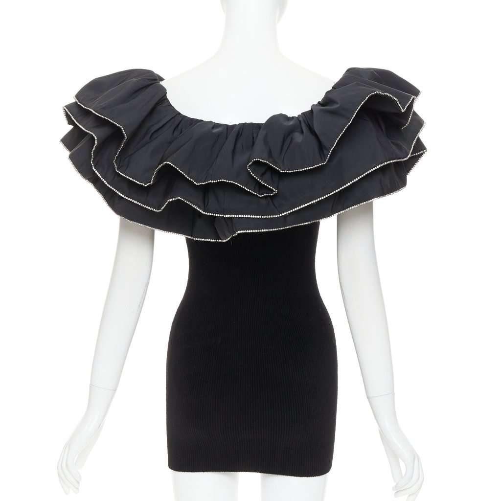 Alexandre Vauthier Black Dress Black Very good condition - Box View