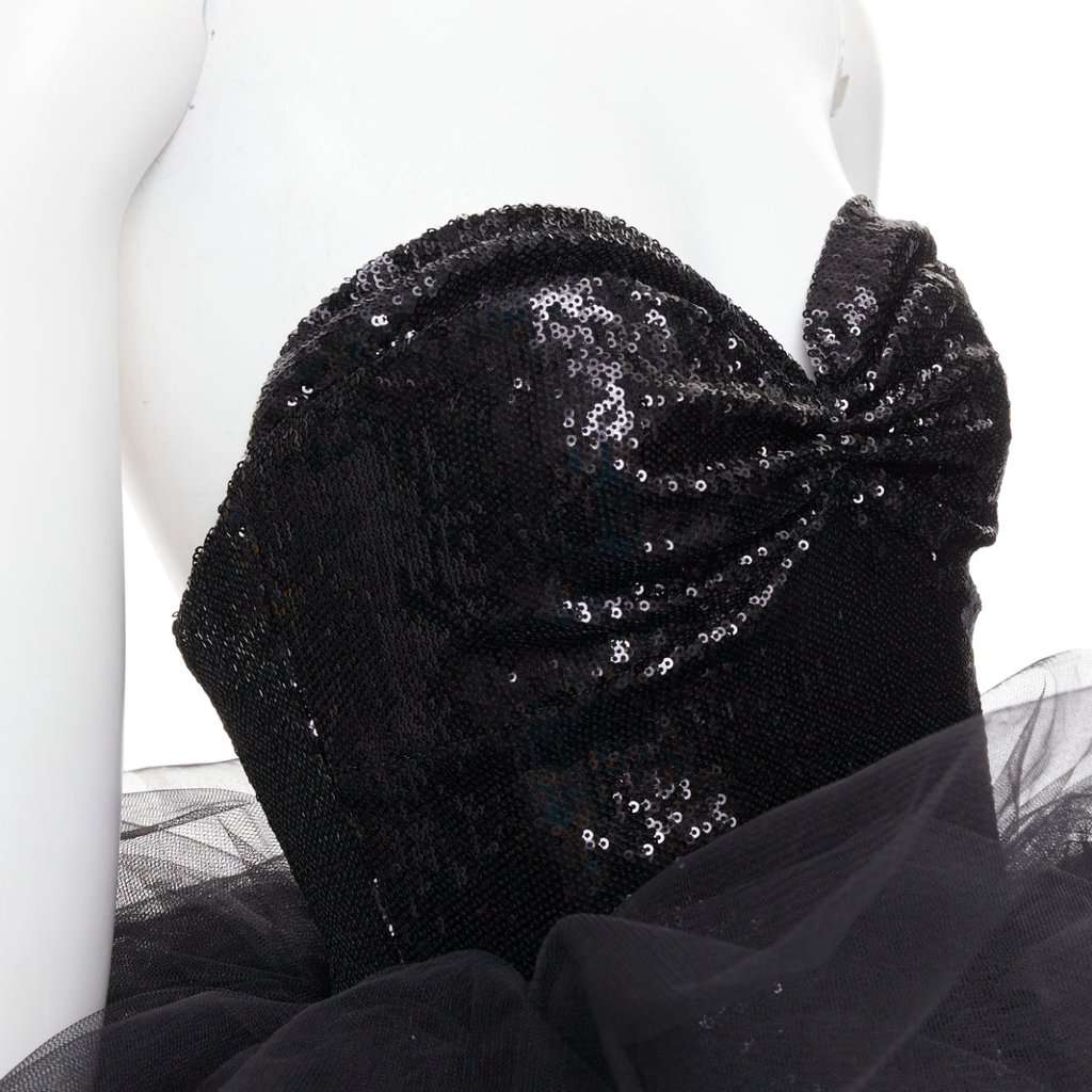 Alexandre Vauthier Black Polyamide Dress Black Polyamide Very good condition - Back View