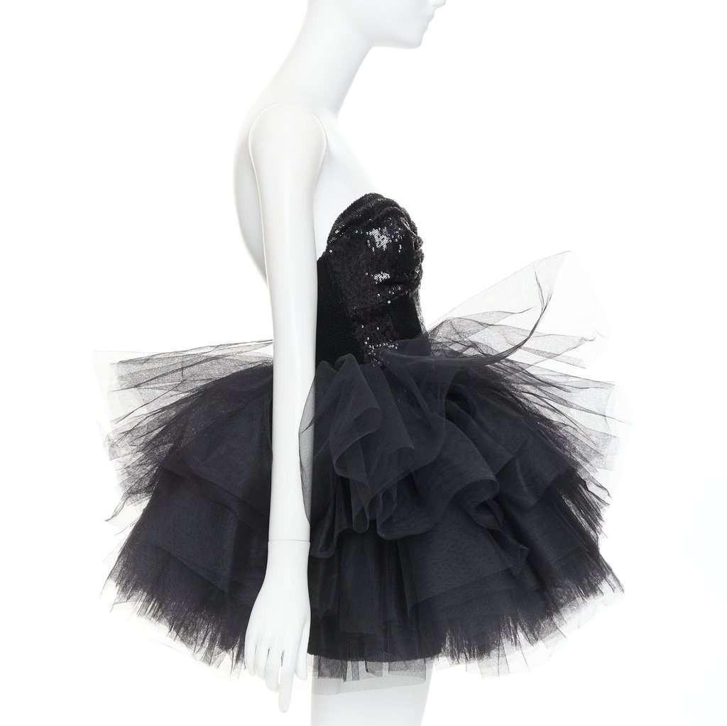 Alexandre Vauthier Black Polyamide Dress Black Polyamide Very good condition - Model View