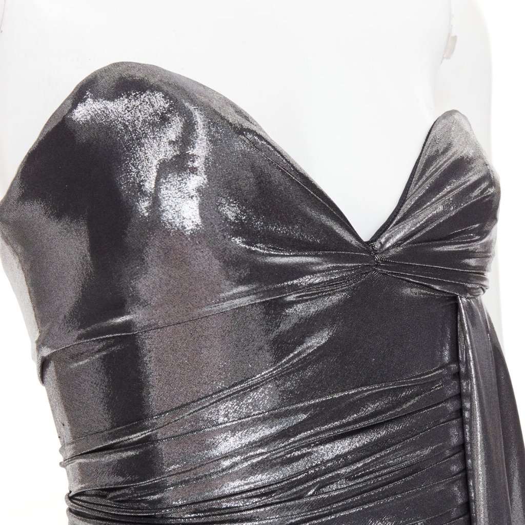 Alexandre Vauthier Silver Dress Silver Very good condition - Back View