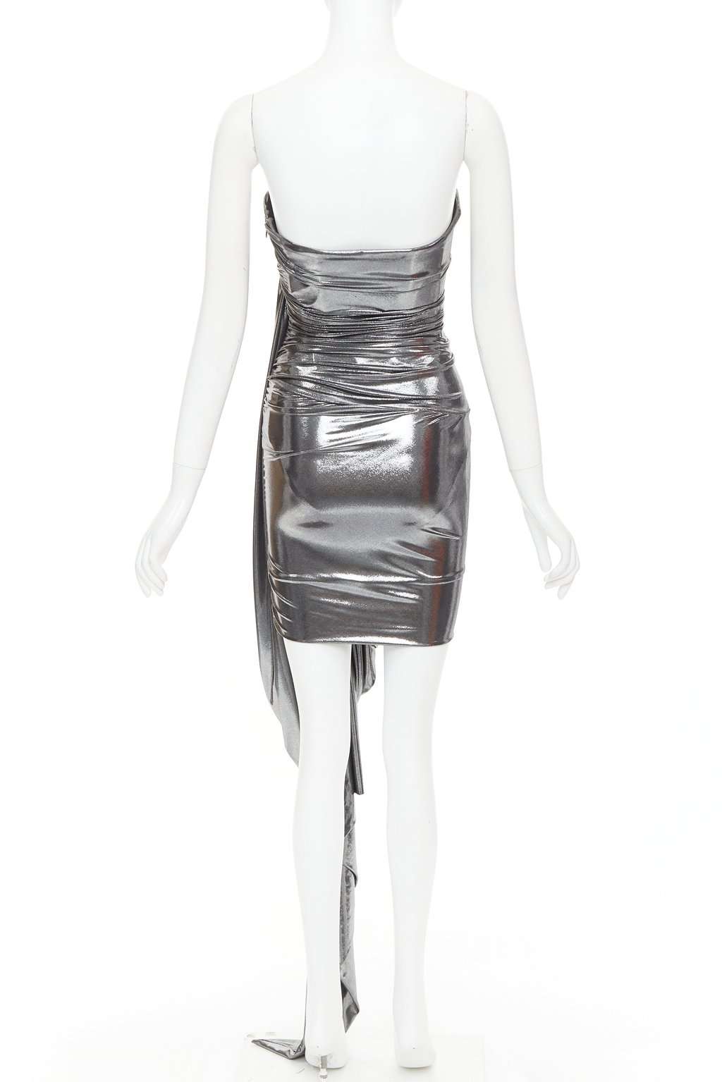 Alexandre Vauthier Silver Dress Silver Very good condition - Box View