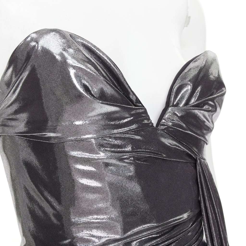 Alexandre Vauthier Silver Dress Silver Very good condition - Back View
