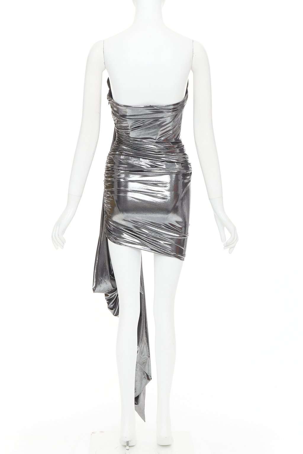 Alexandre Vauthier Silver Dress Silver Very good condition - Box View