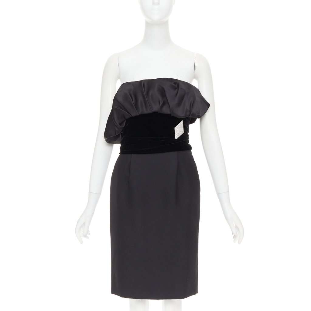 Alexandre Vauthier Black Dress Black Good condition - Front View