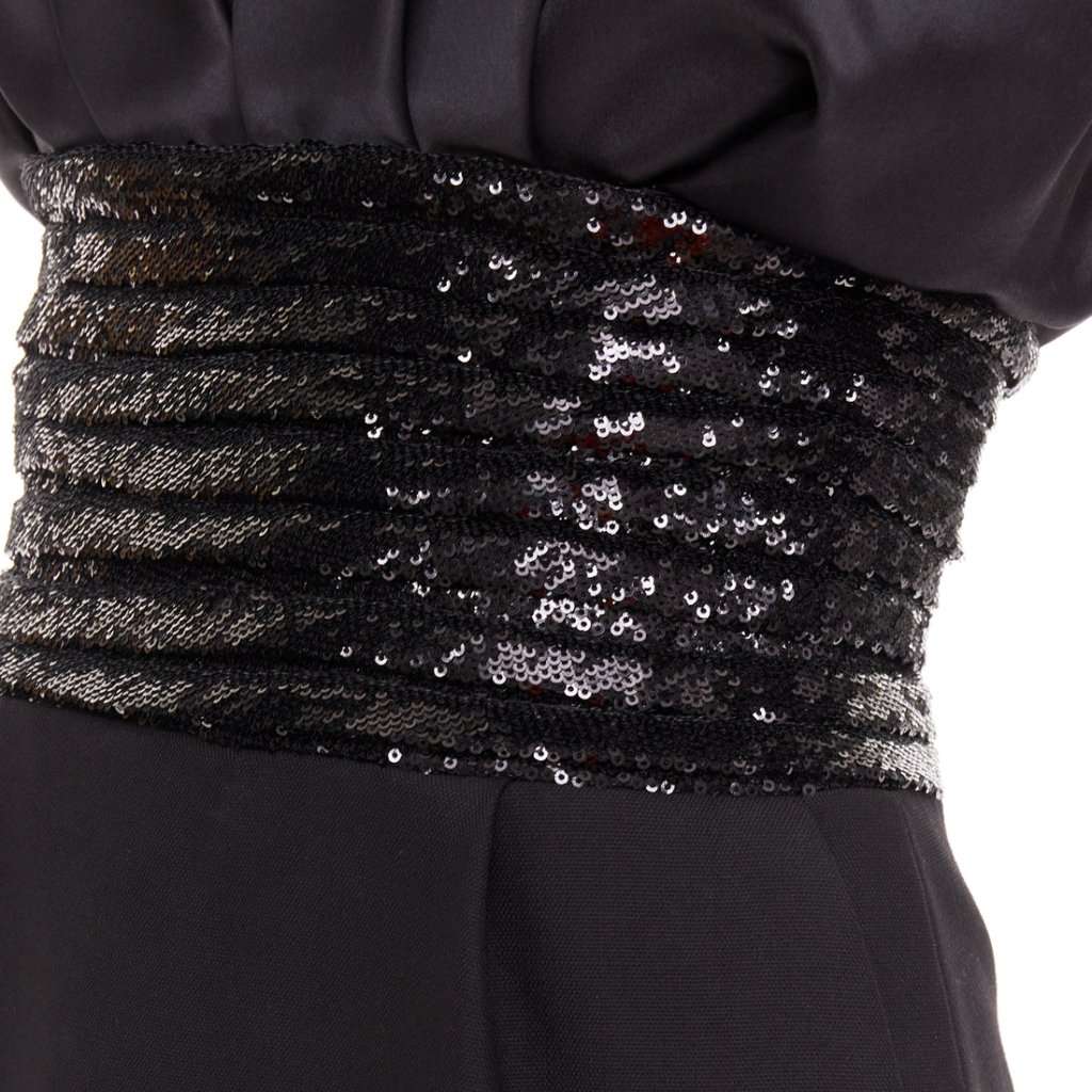 Alexandre Vauthier Black Dress Black Very good condition - Back View