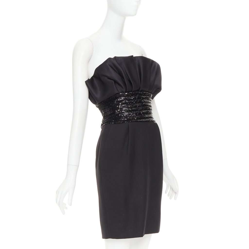 Alexandre Vauthier Black Dress Black Very good condition - Inside View