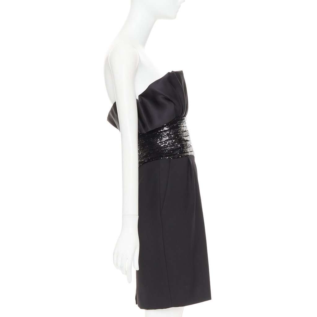 Alexandre Vauthier Black Dress Black Very good condition - Model View