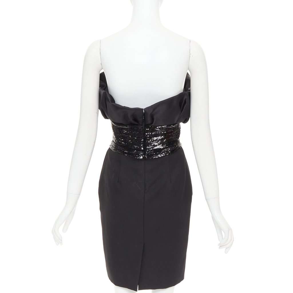 Alexandre Vauthier Black Dress Black Very good condition - Box View