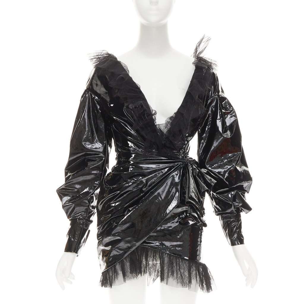 Alexandre Vauthier Black Dress Black Fair condition - Front View