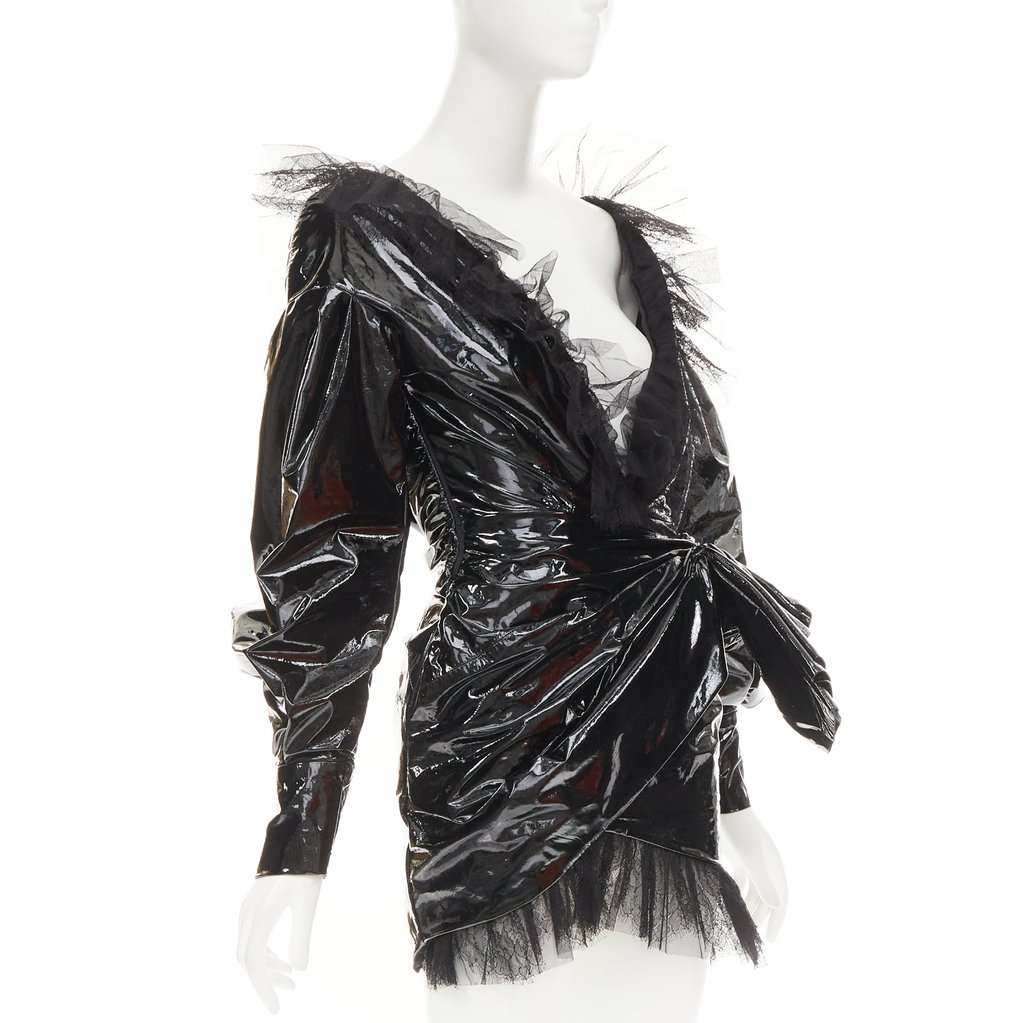 Alexandre Vauthier Black Dress Black Fair condition - Inside View