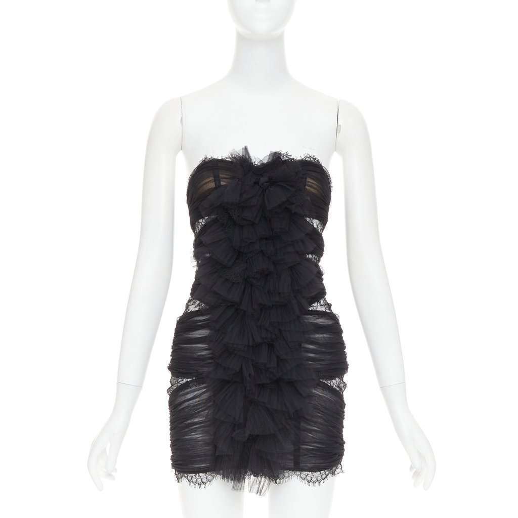 Alexandre Vauthier Black Dress Black Very good condition - Front View