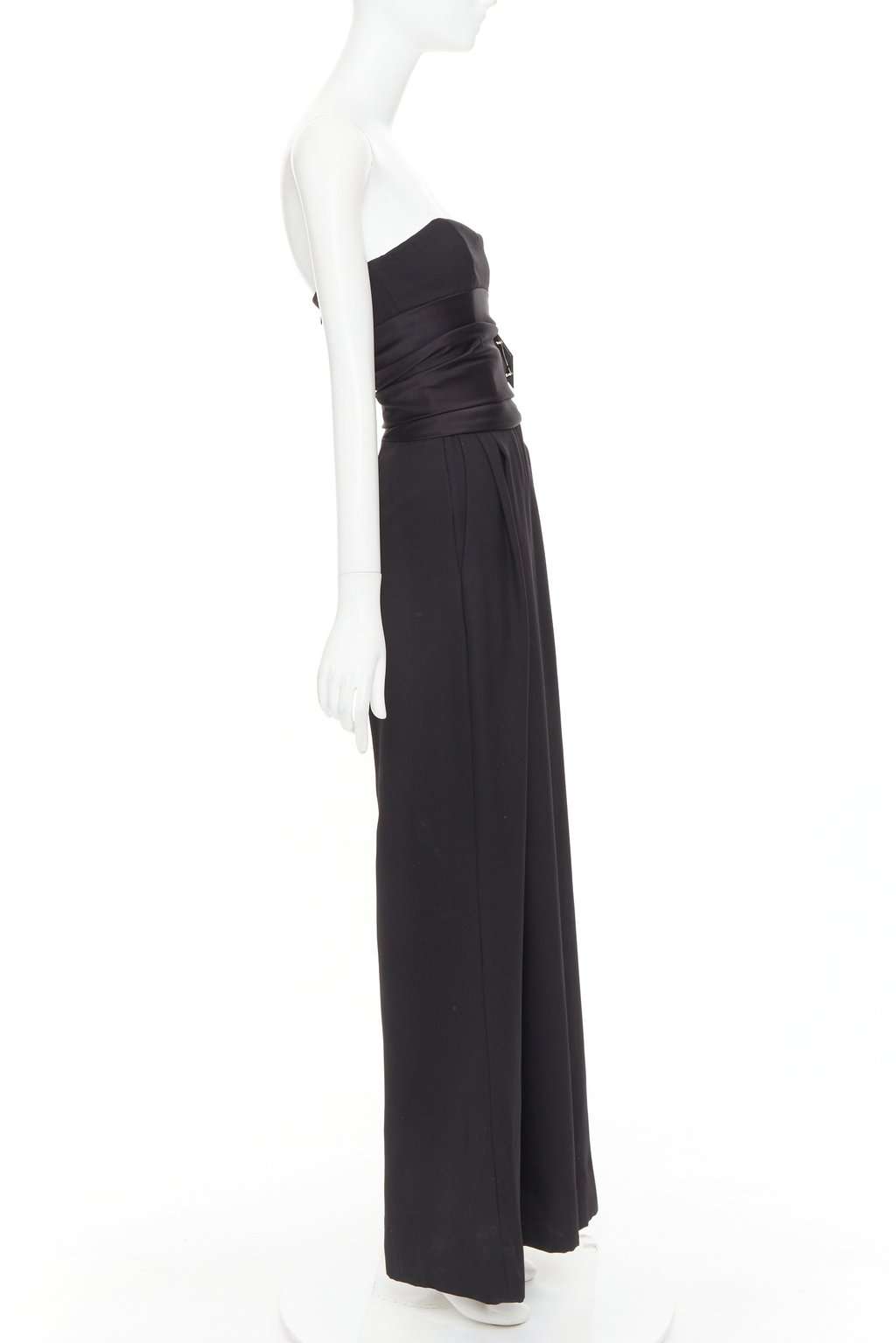 Alexandre Vauthier Black Jumpsuit Black Good condition - Model View